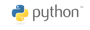 Python logo Source: Wikicommons Creative Commons with attribution